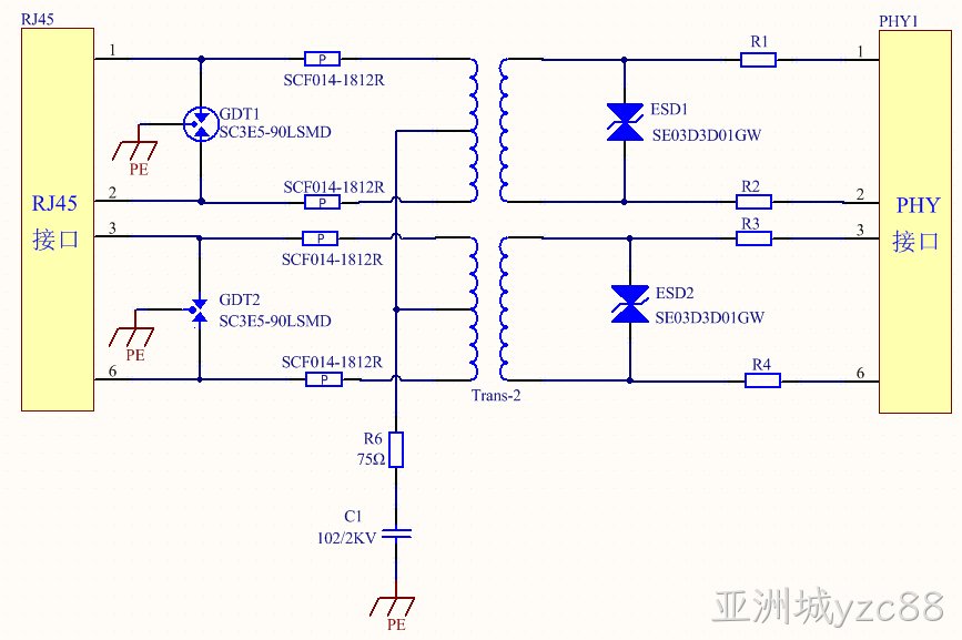 百兆网口二级浪涌防护.jpg